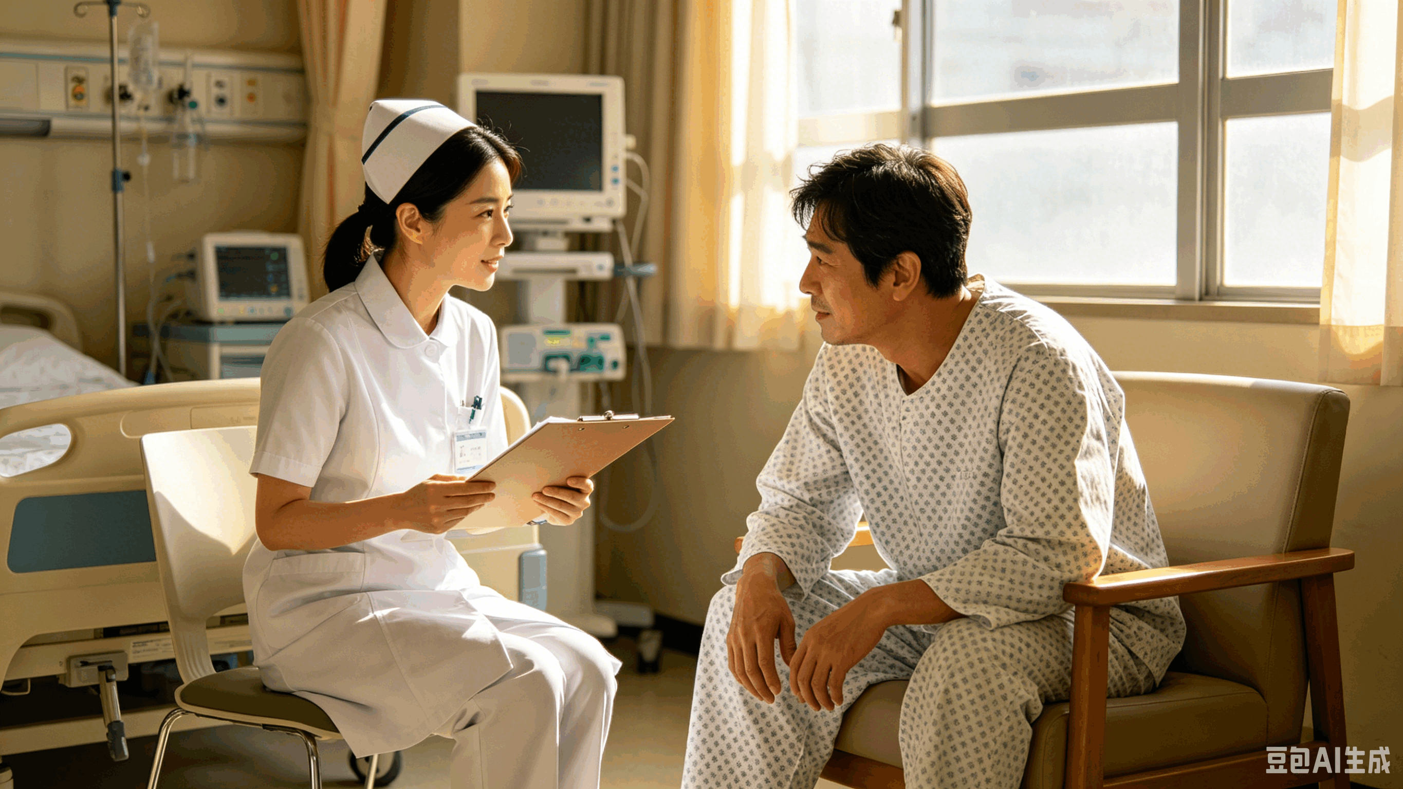 生成4张医患主题图片 (2)